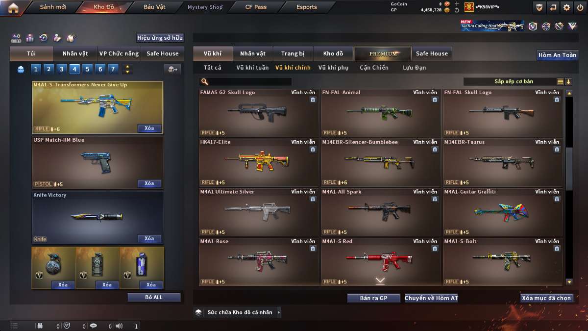 shop acc cf uy tin gia re